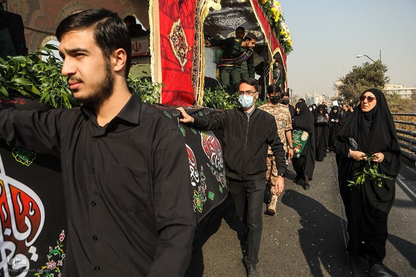 تشیع پیکر‌های مطهر ۱۰۰ شهید گمنام دوران دفاع مقدس