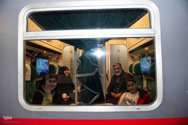 آئین عزاداری شهادت حضرت فاطمه الزهرا (س) در قطار ایران