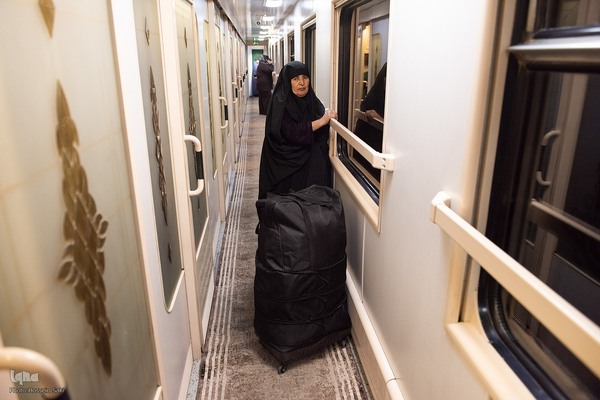 آئین عزاداری شهادت حضرت فاطمه الزهرا (س) در قطار ایران