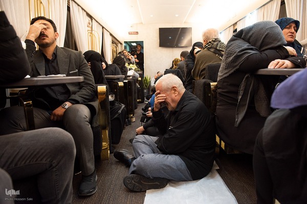 آئین عزاداری شهادت حضرت فاطمه الزهرا (س) در قطار ایران