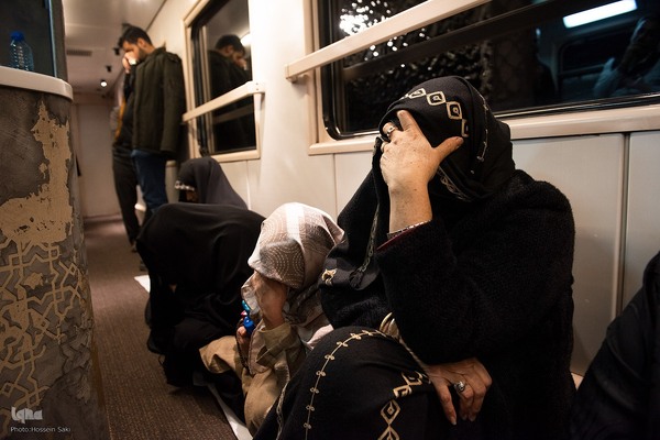 آئین عزاداری شهادت حضرت فاطمه الزهرا (س) در قطار ایران