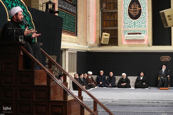مراسم شام شهادت حضرت زهرا(س) با حضور رهبر انقلاب