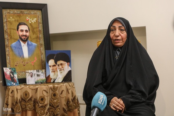 مادر شهید احسان ذاکری