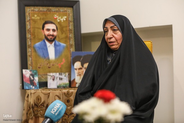 مادر شهید احسان ذاکری