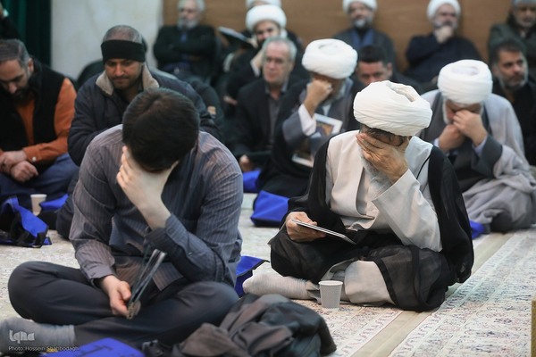 مراسم ترحیم حاج عبدالله طائب در قم