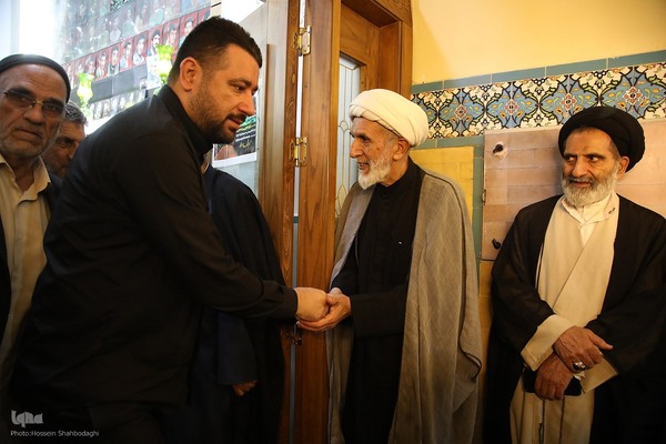 مراسم ترحیم حاج عبدالله طائب در قم