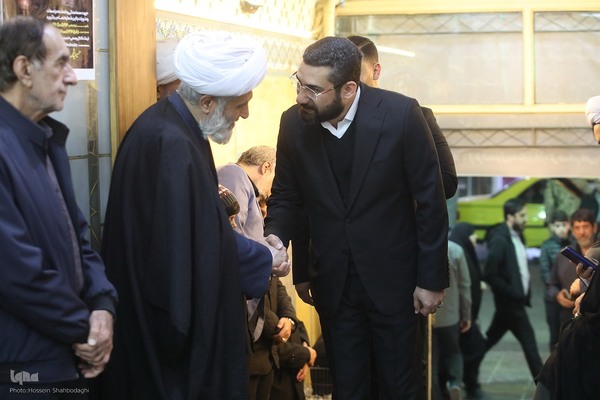 مراسم ترحیم حاج عبدالله طائب در قم