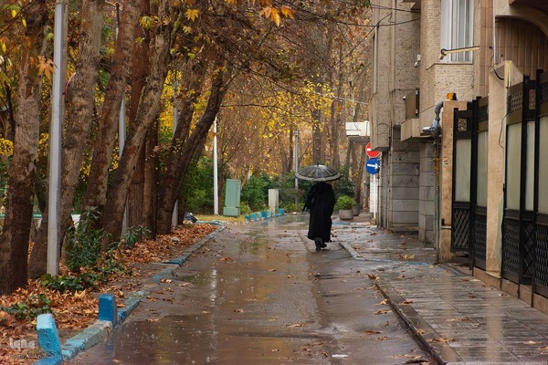 بارش باران پاییزی