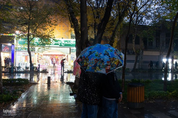 بارش باران پاییزی