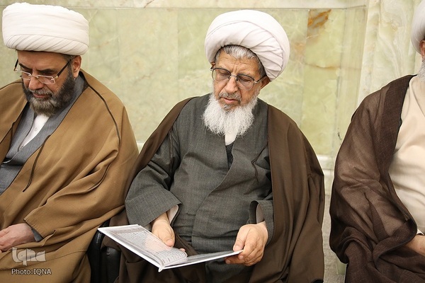 مراسم بزرگداشت آیت الله گلپایگانی در مسجد اعظم قم