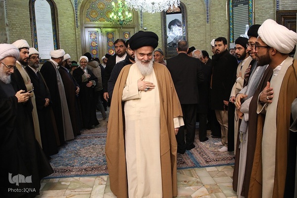 مراسم بزرگداشت آیت الله گلپایگانی در مسجد اعظم قم