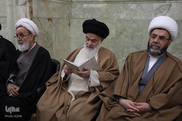 مراسم بزرگداشت آیت الله گلپایگانی در مسجد اعظم قم