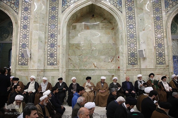 مراسم بزرگداشت آیت الله گلپایگانی در مسجد اعظم قم