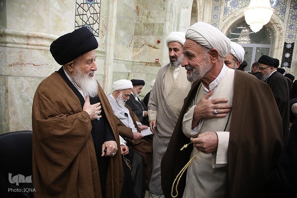 مراسم بزرگداشت آیت الله گلپایگانی در مسجد اعظم قم