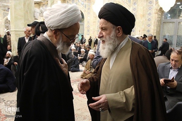 مراسم بزرگداشت آیت الله گلپایگانی در مسجد اعظم قم