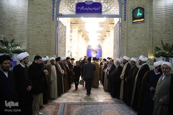 مراسم بزرگداشت آیت الله گلپایگانی در مسجد اعظم قم