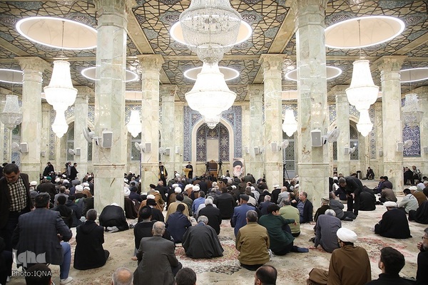 مراسم بزرگداشت آیت الله گلپایگانی در مسجد اعظم قم