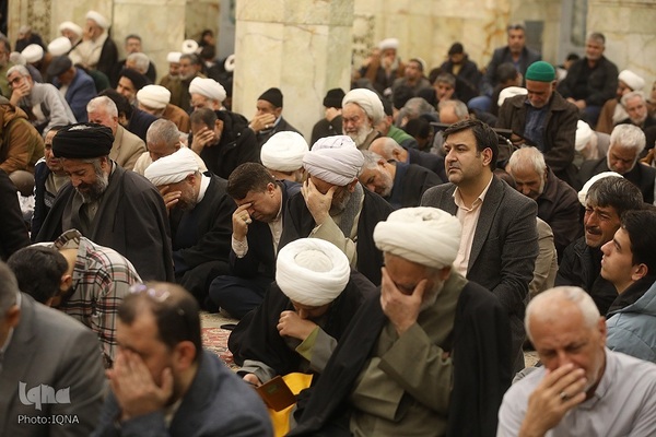 مراسم بزرگداشت آیت الله گلپایگانی در مسجد اعظم قم