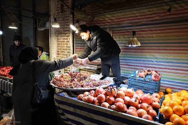 بازار شب یلدا - تبریز