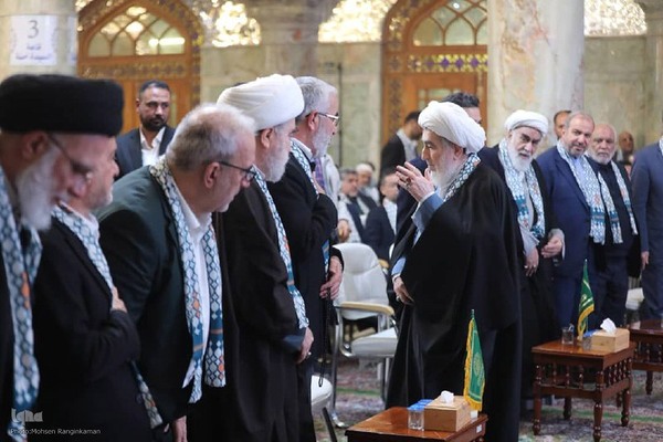 مراسم بهره برداری رسمی از صحن حضرت زهرا (س) در نجف