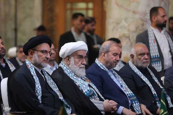 مراسم بهره برداری رسمی از صحن حضرت زهرا (س) در نجف