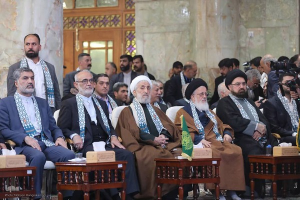 مراسم بهره برداری رسمی از صحن حضرت زهرا (س) در نجف