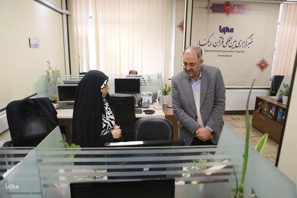 بازدید حسین قرایی مدیرکل روابط عمومی سازمان صدا و سیما از خبرگزاری ایکنا