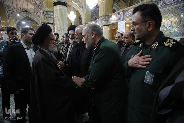 مراسم یادبود آیت‌الله سید محمد شاهچراغی در قم