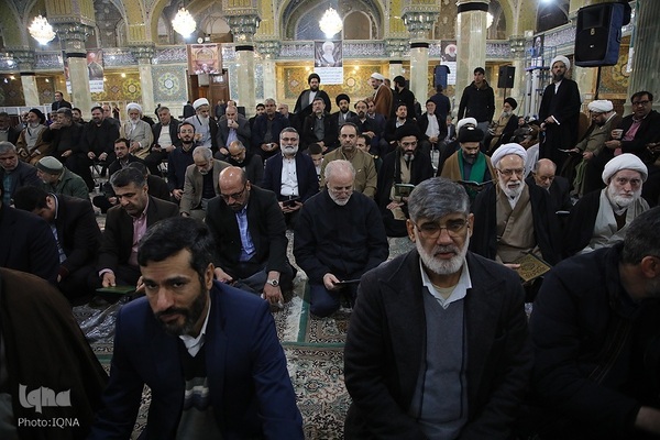 مراسم یادبود آیت‌الله سید محمد شاهچراغی در قم