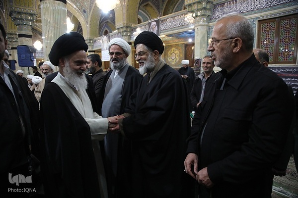 مراسم یادبود آیت‌الله سید محمد شاهچراغی در قم