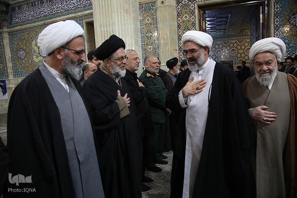 مراسم یادبود آیت‌الله سید محمد شاهچراغی در قم