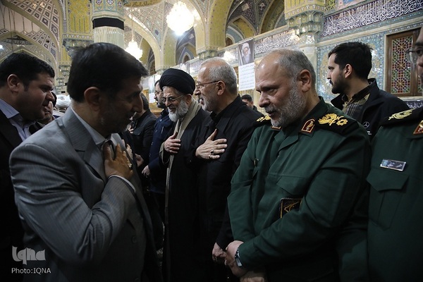 مراسم یادبود آیت‌الله سید محمد شاهچراغی در قم