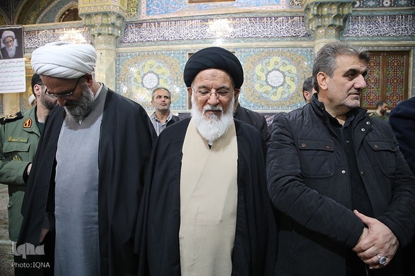 مراسم یادبود آیت‌الله سید محمد شاهچراغی در قم