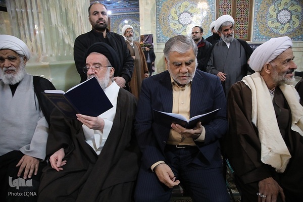 مراسم یادبود آیت‌الله سید محمد شاهچراغی در قم