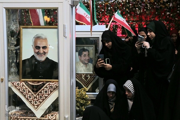 گلزار شهدای کرمان در آستانه سالگرد شهادت سردار سلیمانی