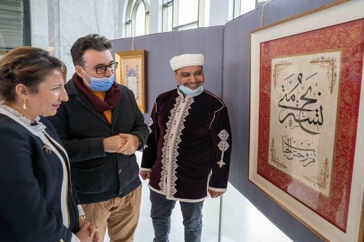 La ministre algérienne de la Culture et des Arts au Palais de la Culture Moufdi Zakaria La ministre algérienne de la Culture et des Arts au Palais de la Culture Moufdi Zakaria