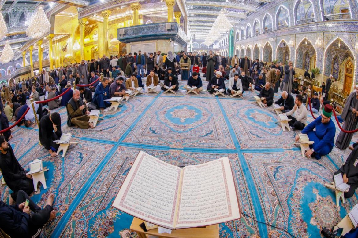 Cours coranique réservés aux visiteurs du sanctuaire d’Aba al-Fadl al-Abbas (AS) à Karbala